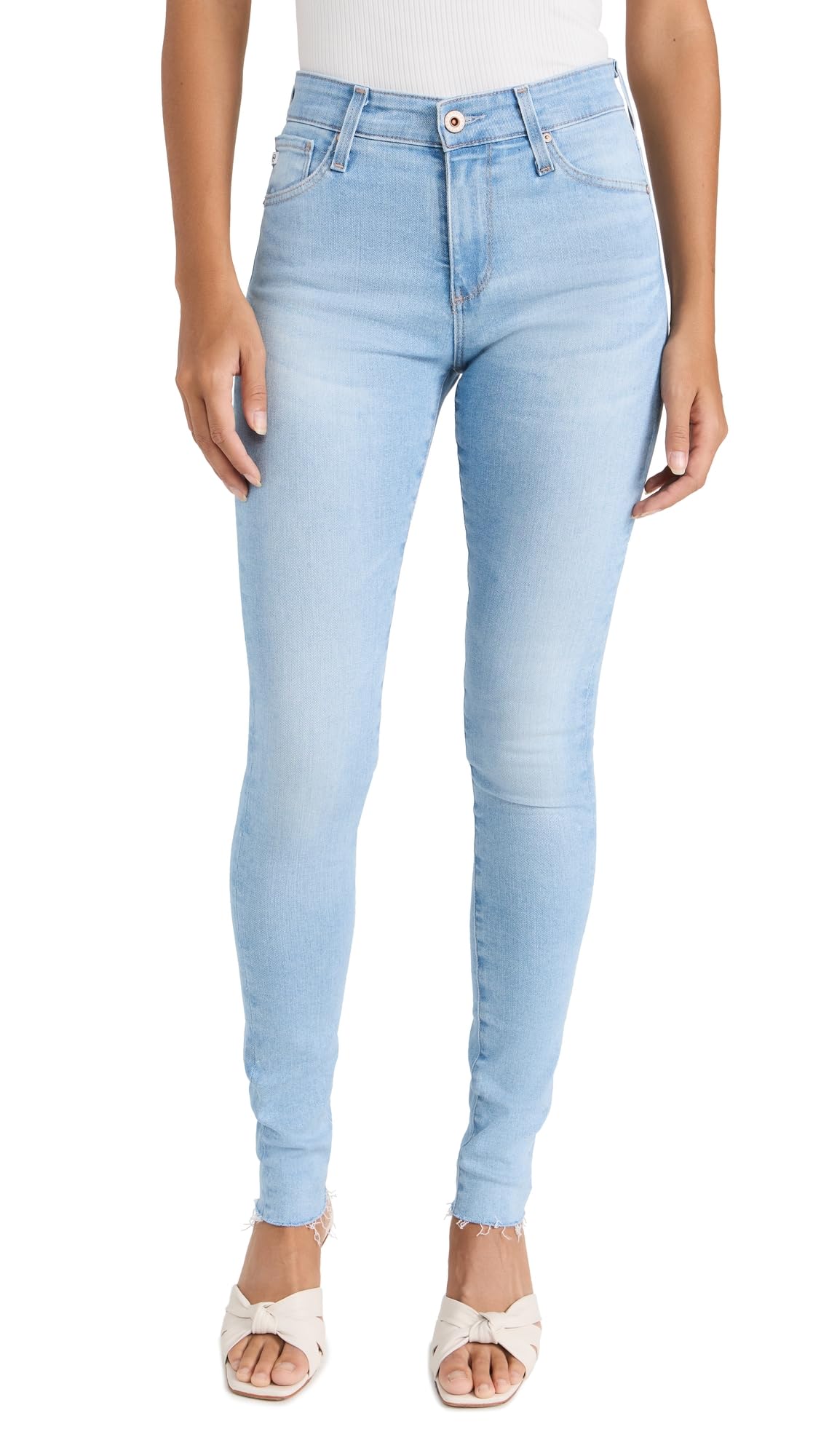 AG Adriano Goldschmied Women's The Farrah Skinny Jeans - High Waist Stretch Denim Pants for Casual Wear & Night Out | Perfect for Work, Date Night & Everyday Style