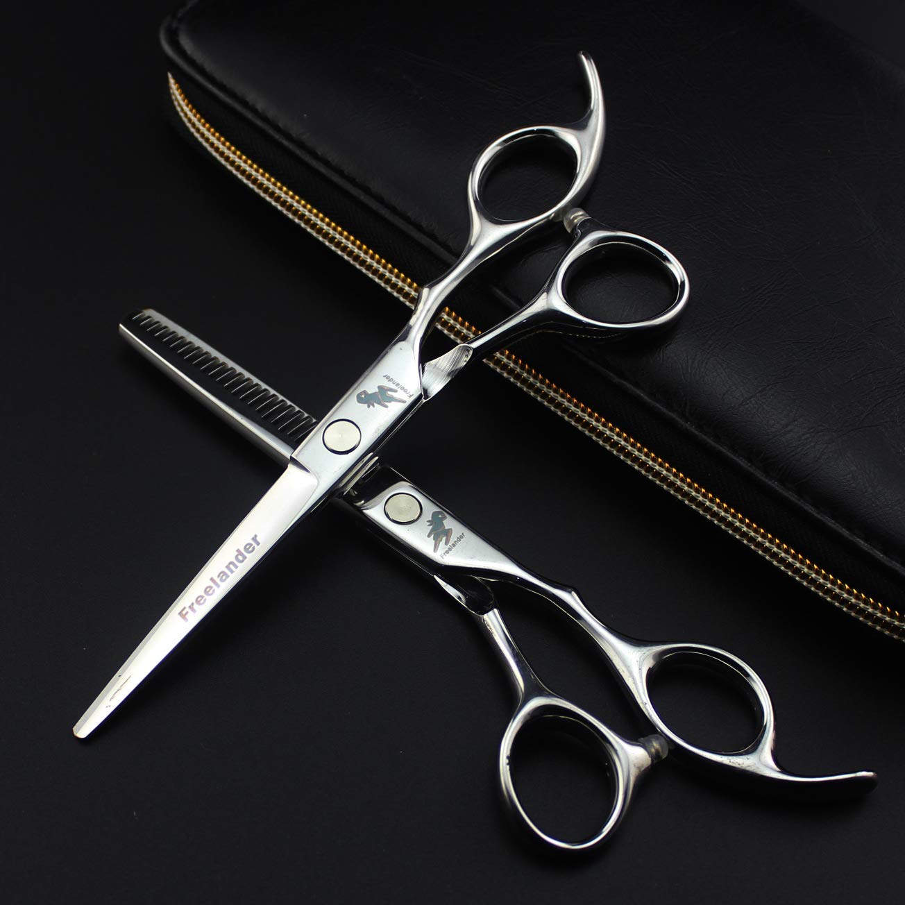 Professional Hair Cutting Scissors 6 Inch - Barber Shears Stainless Steel Salon Scissors for Precision Haircuts, Styling & Trimming - Perfect for Hairstylists, Barbers & Home Use