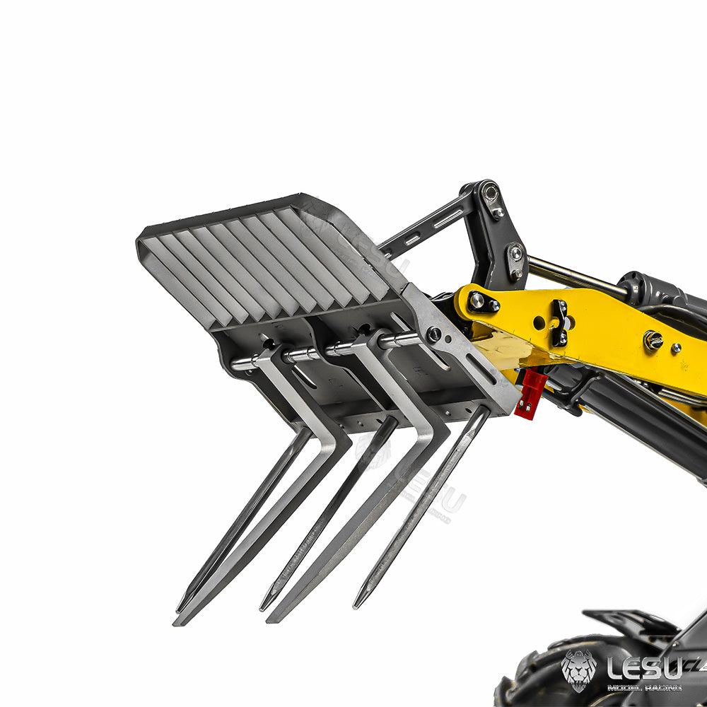1/14 Scale Metal Fork for RC Hydraulic Loader | MCL8 Remote Control Construction Vehicle Parts | DIY Hobby Model Car Accessories | Perfect for RC Construction Play & Model Building Projects