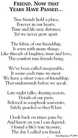 Friend Now That Years Have Passed - Sentimental Gift for Best Friend & Childhood Friend, Perfect for Friendiversary, Birthday, or Christmas - Celebrate Lifelong Bonds & Cherished Memories