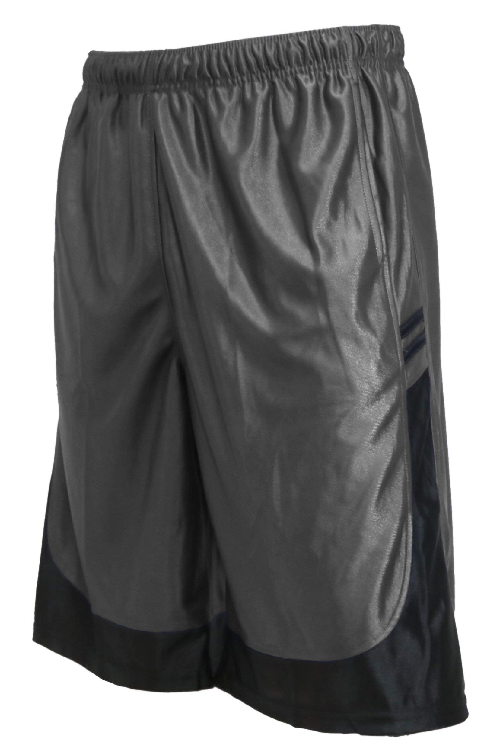 TL Men's Athletic Gym Workout Shorts with Pockets - Breathable Mesh & Stylish Basketball Shorts (Pack or Single) - Perfect for Training, Running & Casual Wear