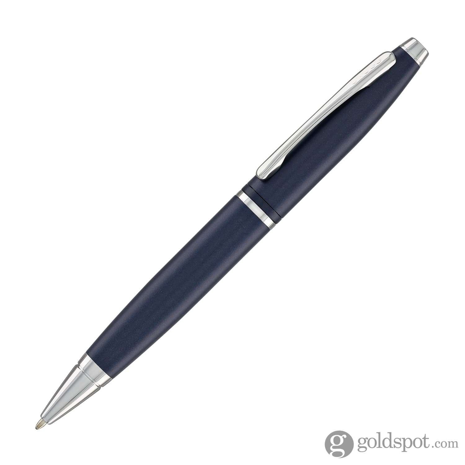 Premium Cross Calais Matte Metallic Midnight Blue Ballpoint Pen - Smooth Writing for Office, School & Gift Giving