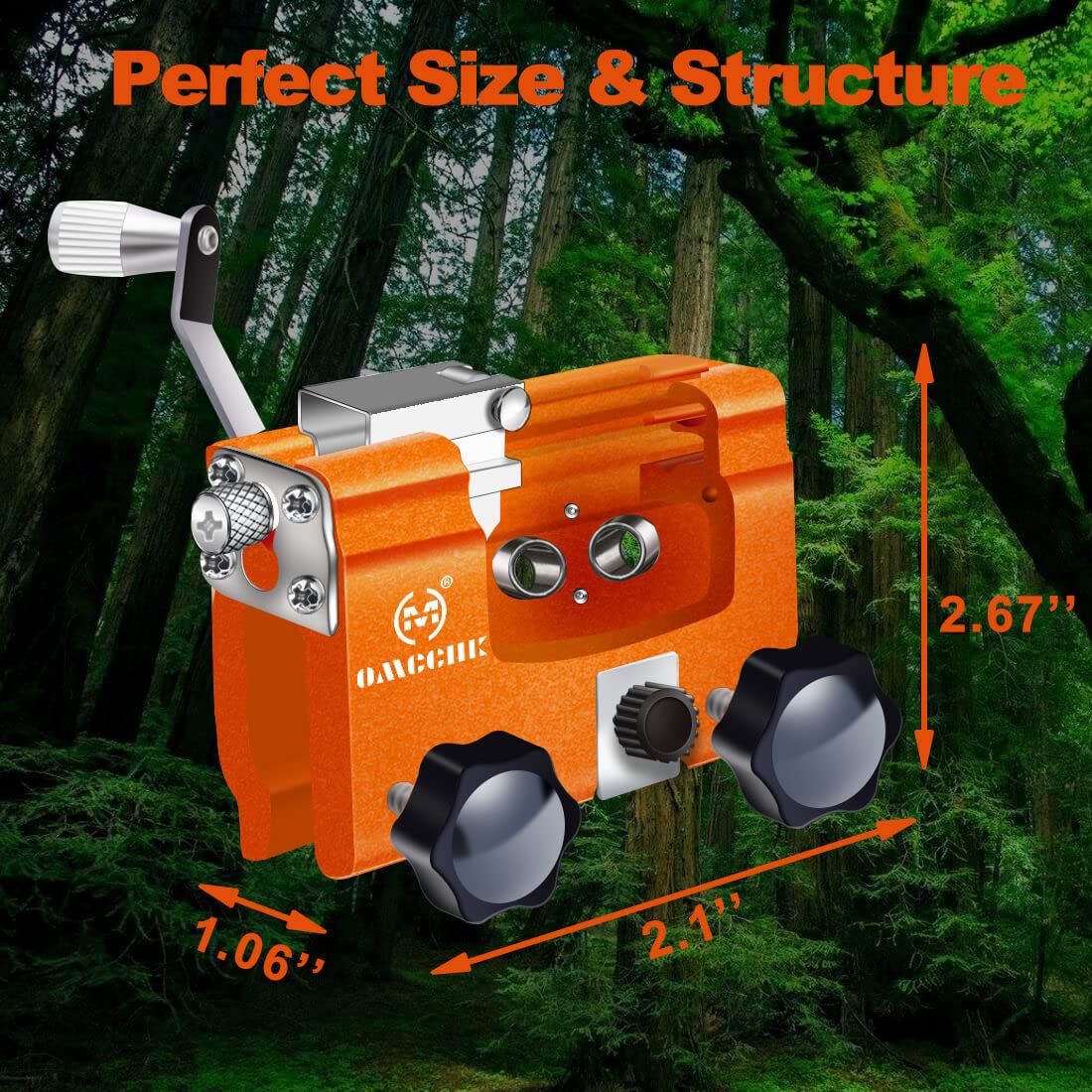 Portable Chainsaw Sharpener Kit with Grinding Stone - for Garden & Lumber Work
