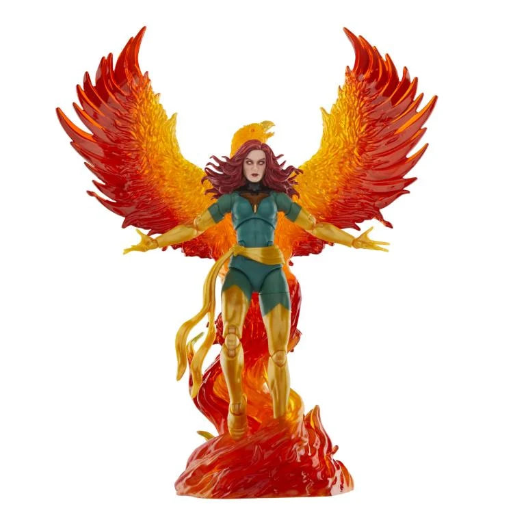 Jean Grey with Phoenix Force X-Men Marvel Legends Series Deluxe 6-Inch Action Figure - Collectible Toy for Marvel Fans, Superhero Display & Comic Book Scenes