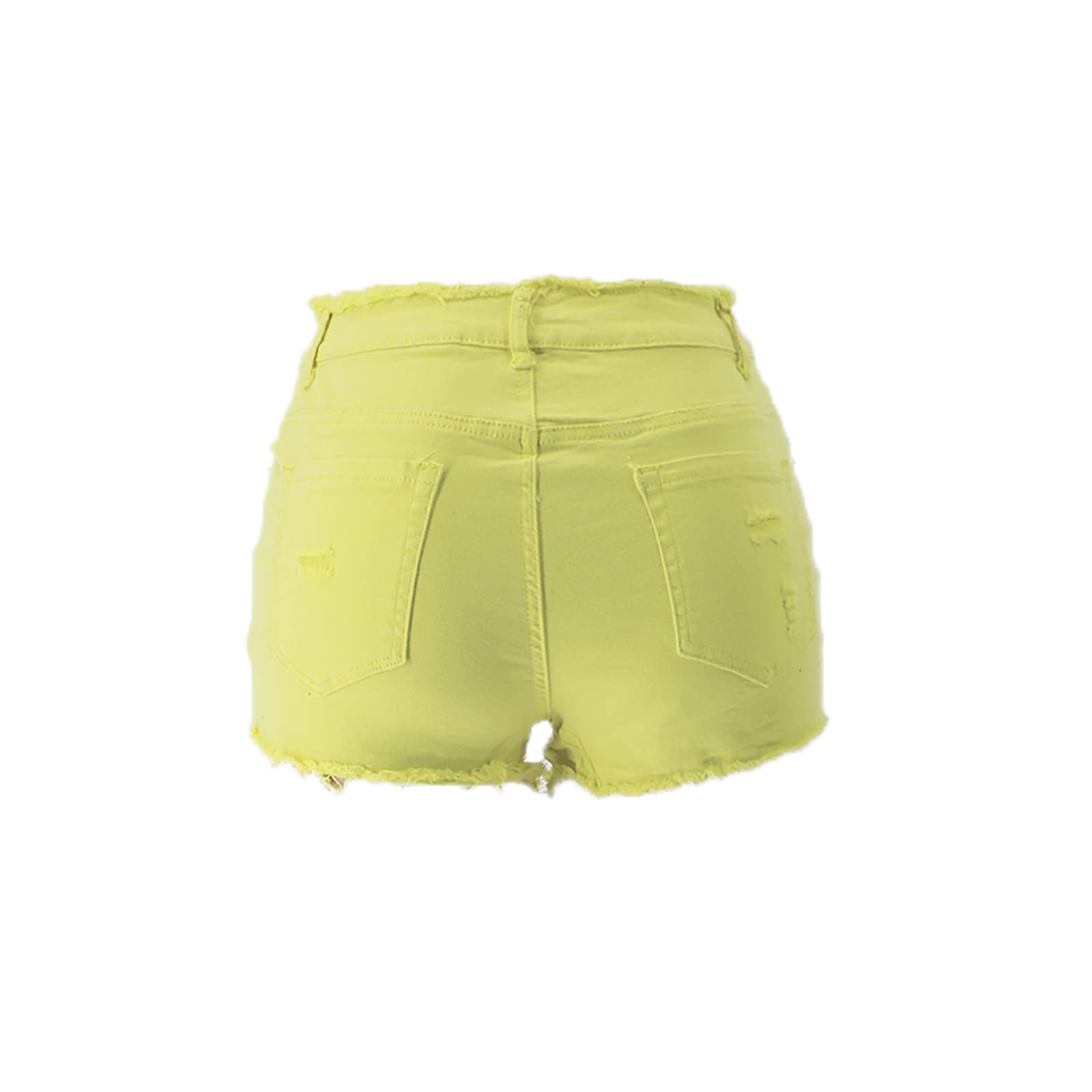 ZDRZK Women's High Waist Denim Shorts - Frayed Raw Hem Ripped Jean Shorts with Pockets | Casual & Dressy Summer Outfits 2023 | Perfect for Beach, Parties & Everyday Wear
