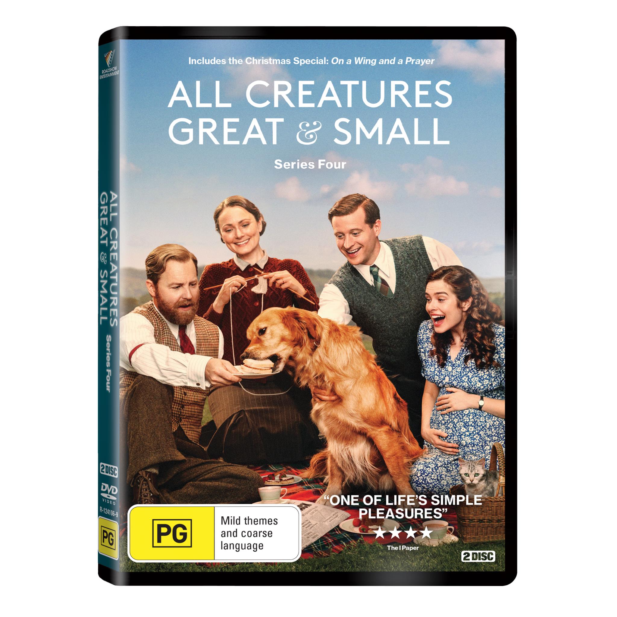 All Creatures Great & Small Season 4 DVD - Heartwarming British Veterinary Drama | Perfect for Family Movie Nights & Animal Lovers