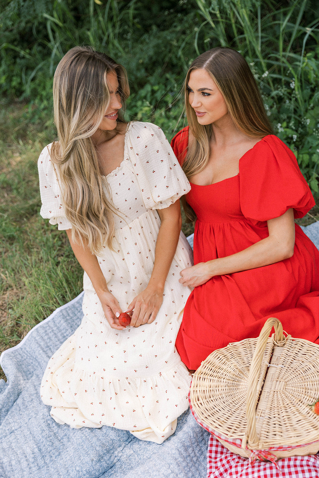 Livvy 100% Cotton Maxi Dress with Cherry Print - Flowy Summer Dress for Women, Beach Cover Up, Vacation Outfit, Casual Boho Chic Style