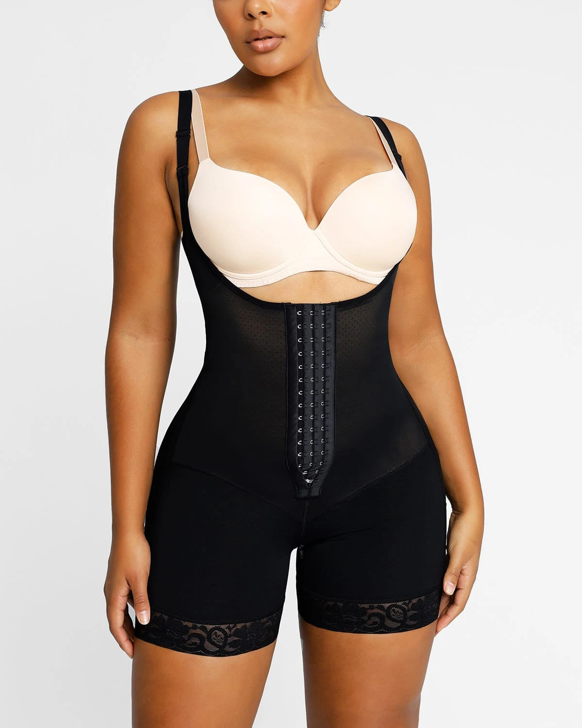 AirSlim® Core Sculpt Open Bust Shaping Bodysuit for Women - Tummy Control Shapewear for Slimming & Posture Support - Perfect for Dresses, Workouts & Special Occasions