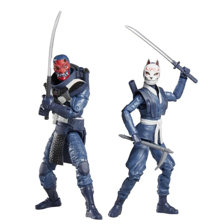 G.I. Joe Classified Series Blue Ninjas Two-Pack Action Figures - Collectible 6-Inch Scale Toys for Display & Battle Scenes | Perfect for Fans, Collectors & Diorama Enthusiasts