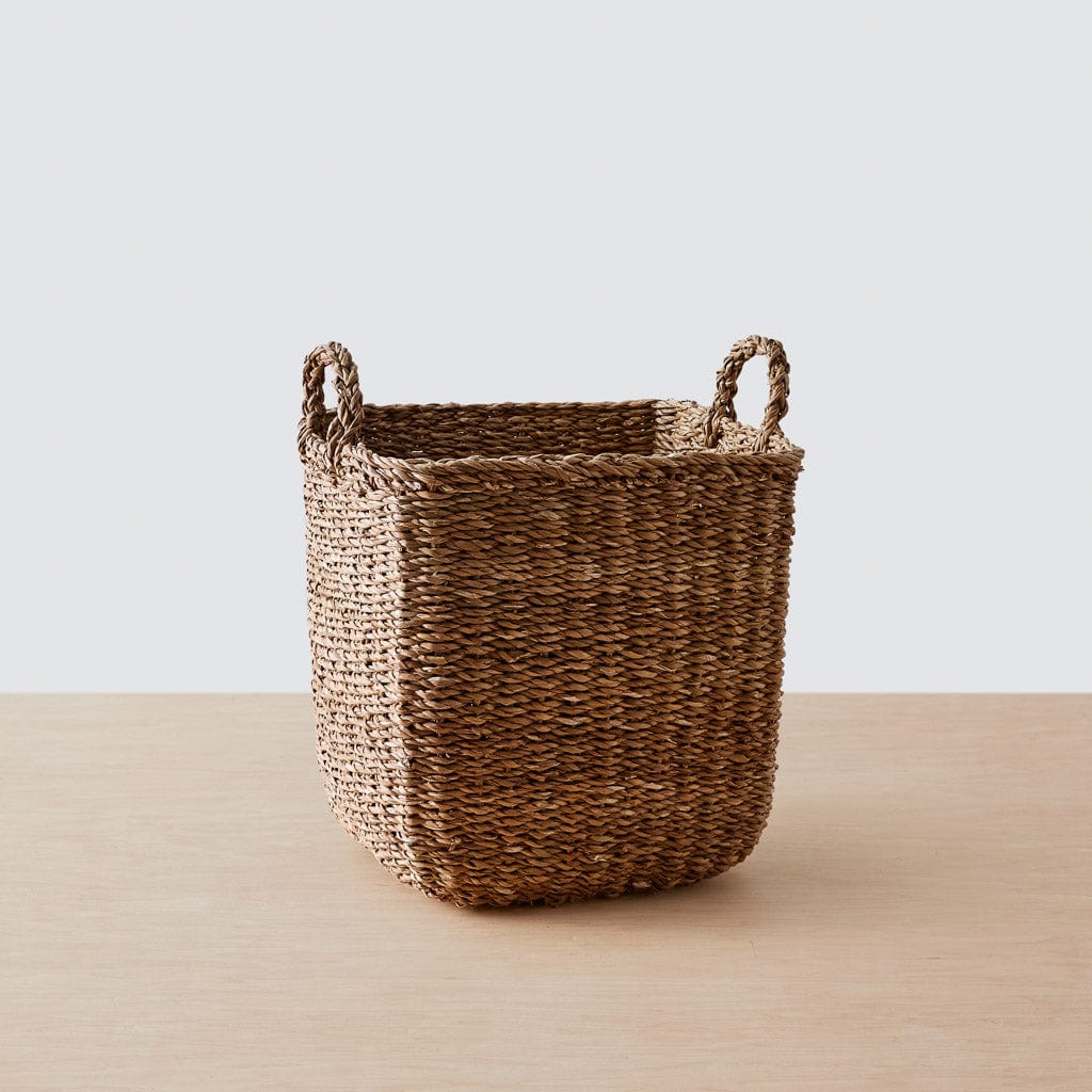 Padma Square Storage Baskets - Woven Decorative Bins for Home Organization - Perfect for Bedroom, Bathroom & Closet Storage