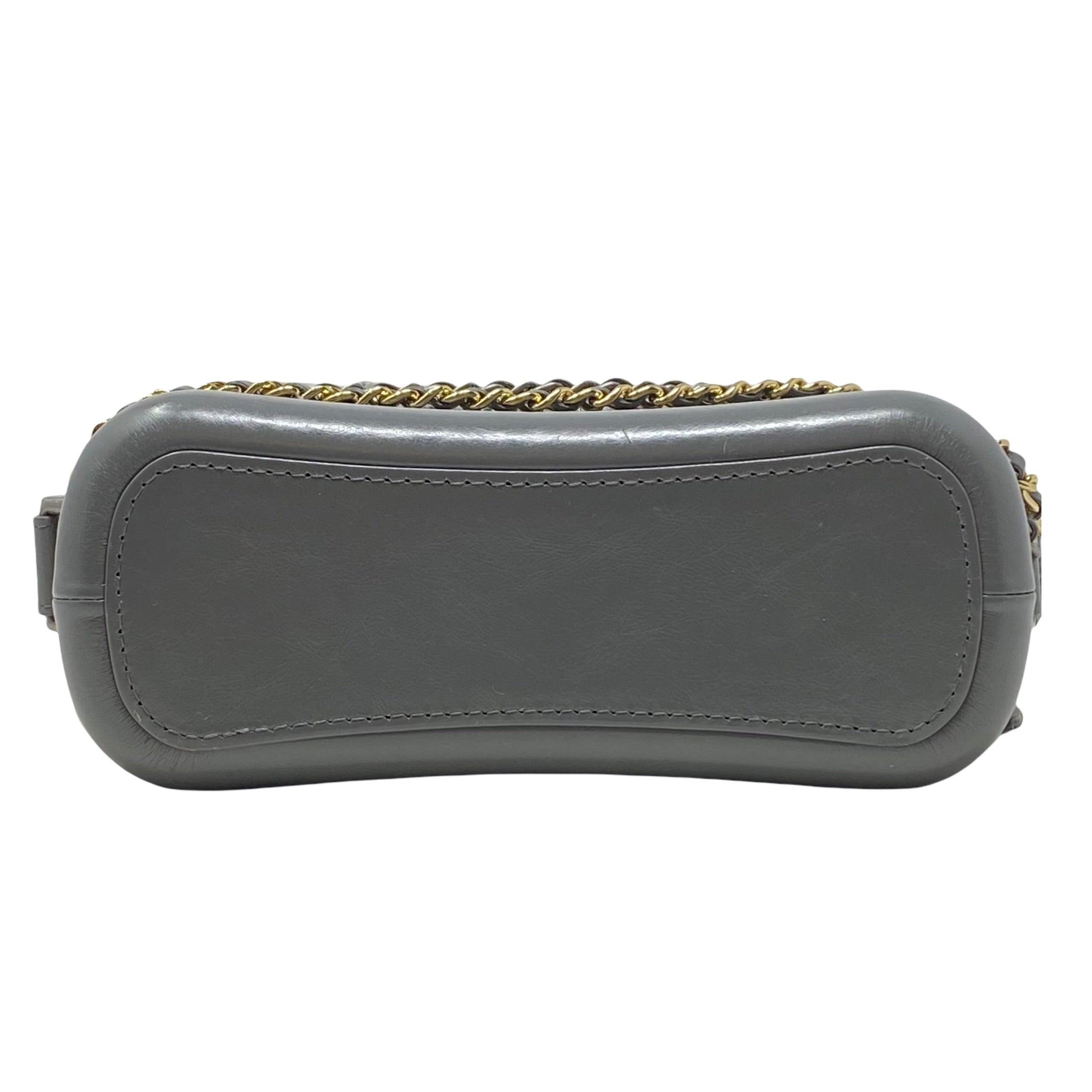 Chanel Gray Tweed Small Gabrielle Hobo Bag - Luxury Designer Shoulder Bag for Women | Perfect for Work, Travel & Evening Events
