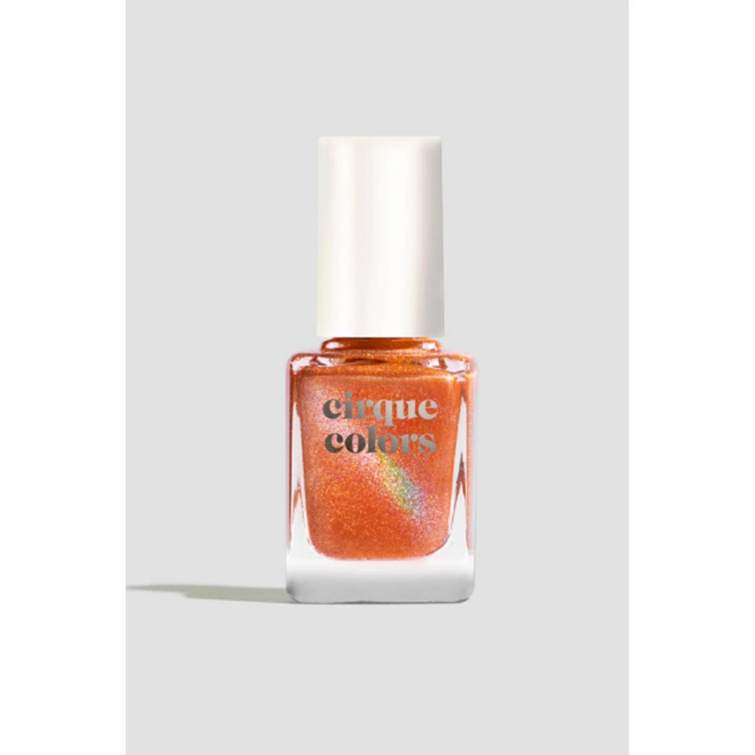 Cirque Colors Aperol Spritz Nail Polish - 0.37 oz Long Lasting Vegan & Cruelty Free Nail Lacquer - Perfect for Summer Nails, Manicures & Pedicures