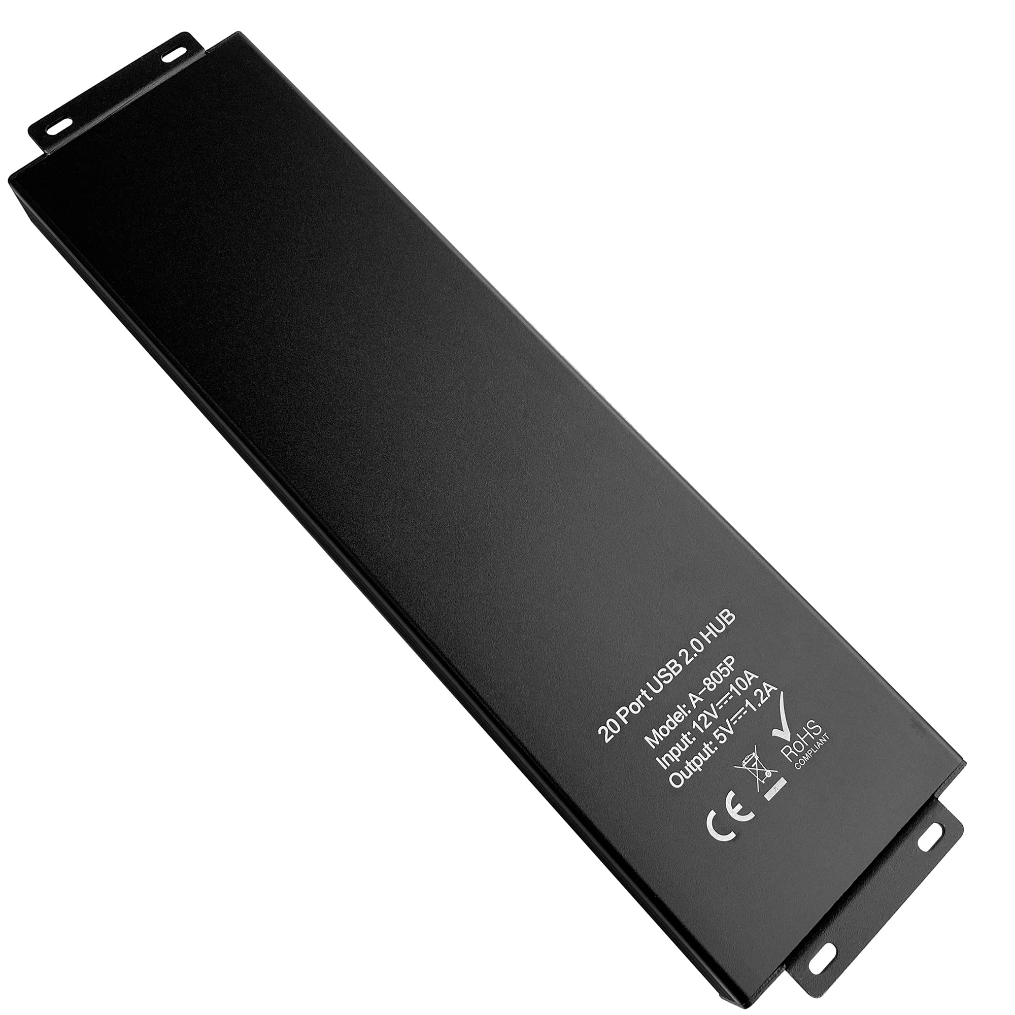 UHPPOTE 20-Port USB 2.0 Hub Charger - Industrial Grade USB Hub with Data Sync & Fast Charging for Office, Home, and Studio Workstations
