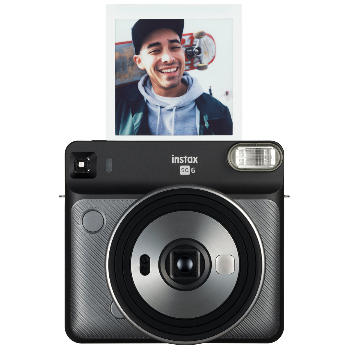 Fujifilm INSTAX Square SQ6 Instant Film Camera (Graphite Gray) - Vintage Style Instant Camera for Travel, Parties & Photo Booths | Perfect Gift for Photographers & Beginners