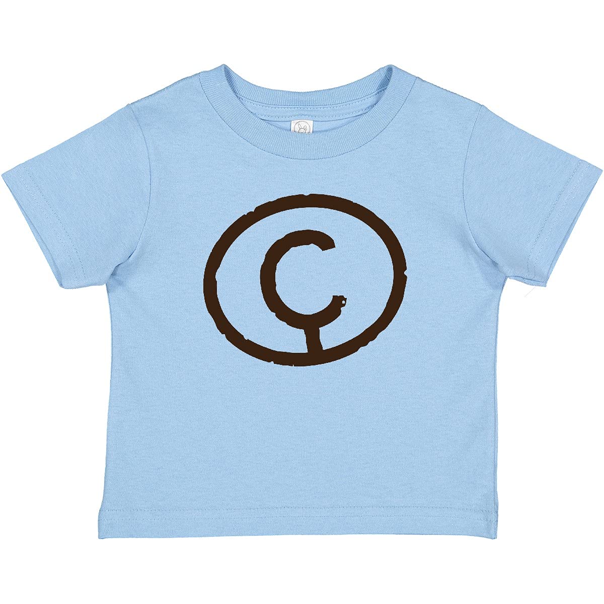 Inktastic Custom Monogram Letter C Baby T-Shirt - Personalized Cotton Tee for Infants & Toddlers - Perfect for Birthdays, Photo Shoots & Family Matching Outfits