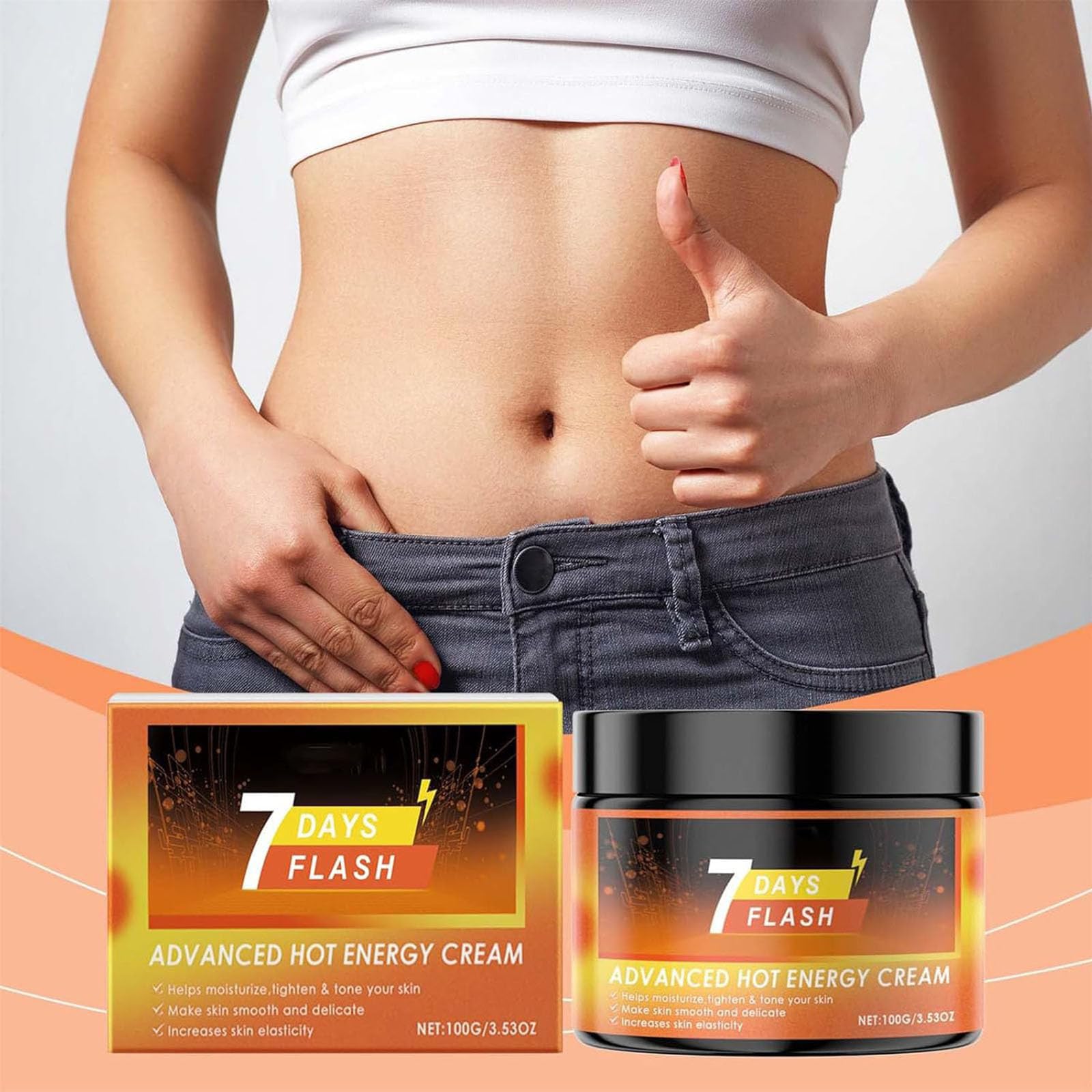 Premium Hot Sweat Cream for Intense Workouts - 7 Day Fast Acting Sweat Enhancer | Skin Smoothing & Moisturizing Body Care Cream for Gym, Sauna & Weight Loss Sessions