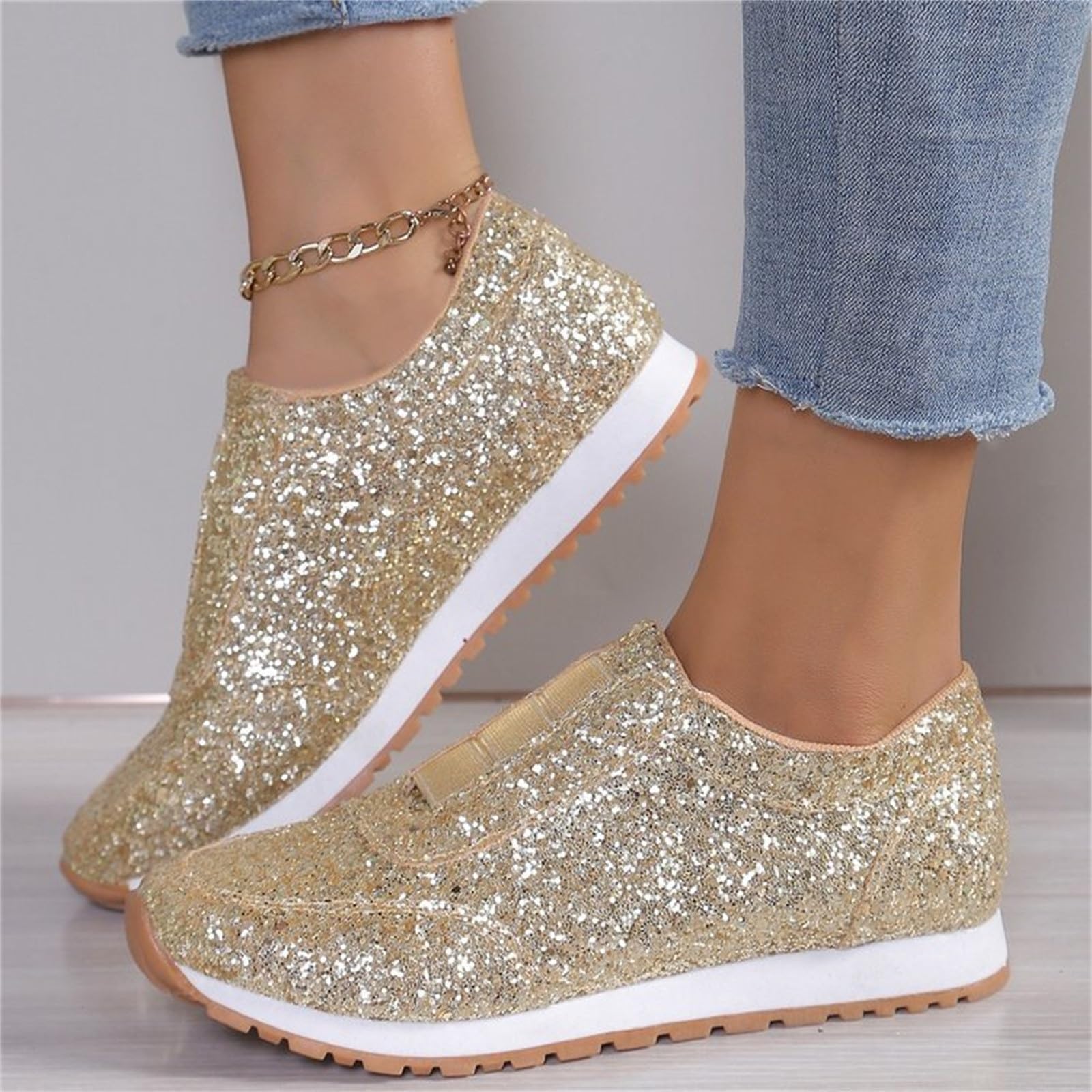 Women's & Men's Waterproof Running Shoes - Slip On Sneakers for Walking, Tennis, Casual Dress & Cross Training - Lightweight Comfortable Platform Shoes for Gym, Workout & Everyday Use