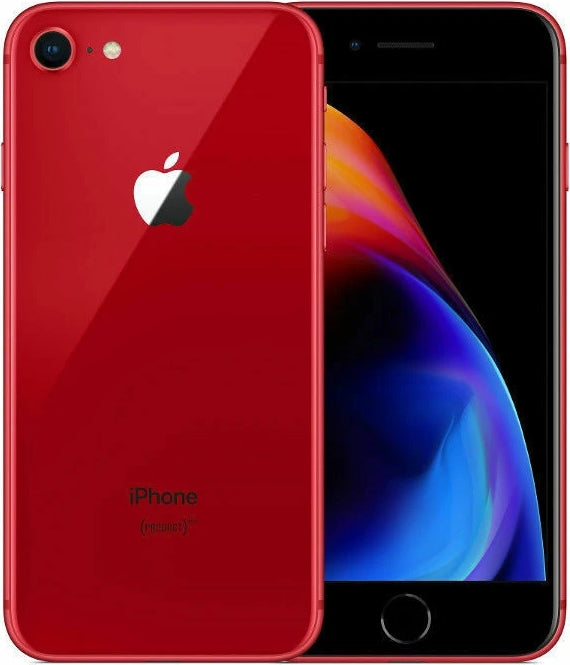 Refurbished Apple iPhone 8 256GB - Excellent Condition (Red) | Unlocked Smartphone for Work, Travel & Daily Use
