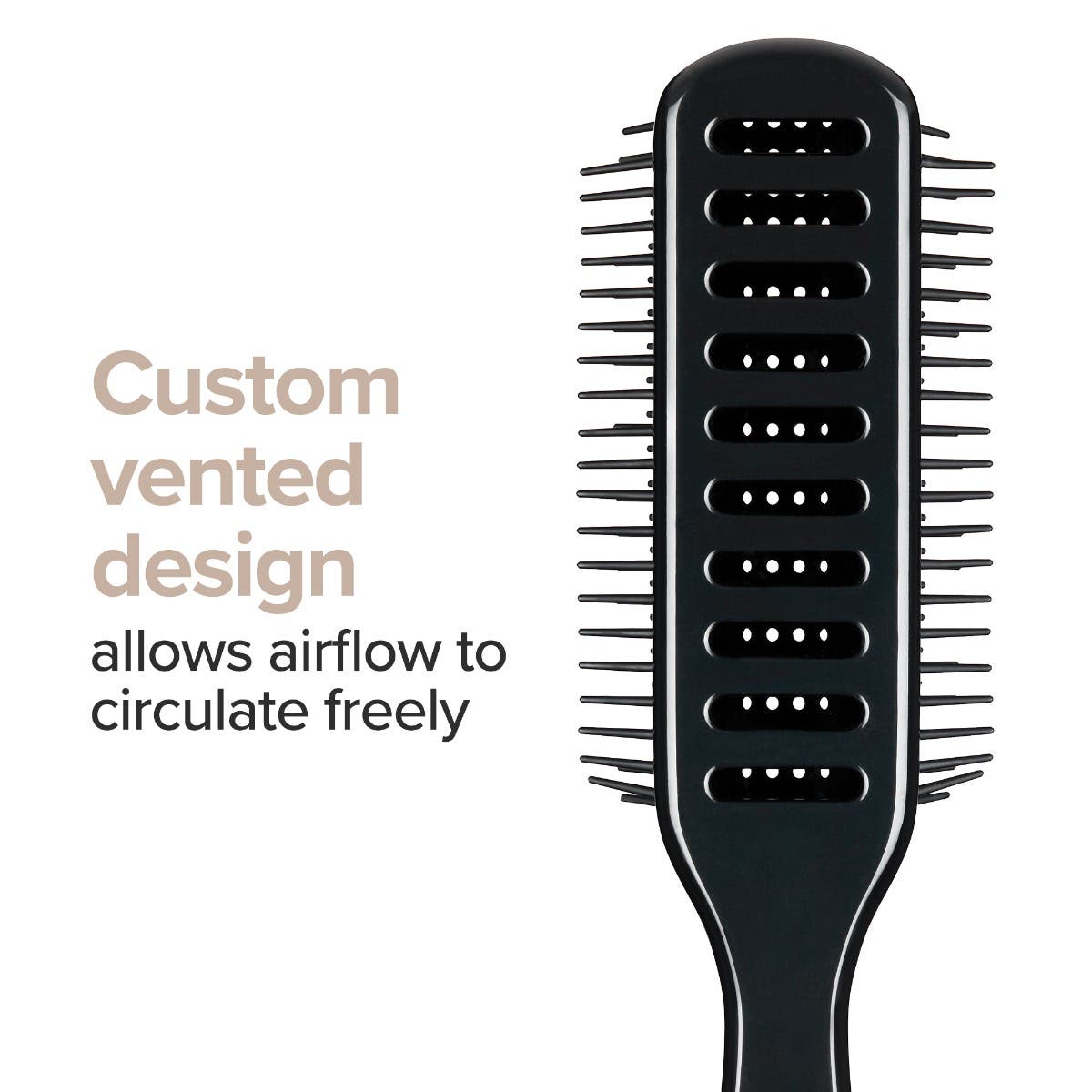 1016 Vented Styling Brush - Professional Hair Dryer Brush for Faster Drying & Voluminous Blowouts - Perfect for Home & Salon Use