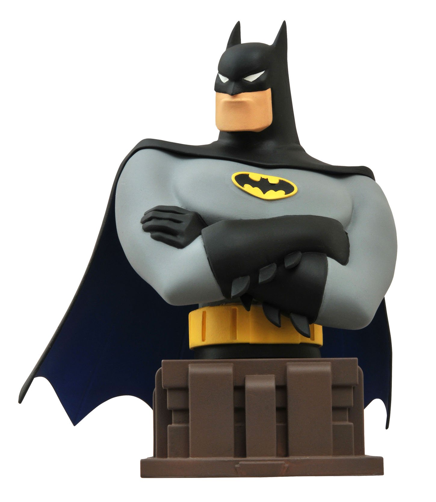 Batman Resin Bust Statue - Diamond Select Toys The Animated Series Collectible | DC Comics Superhero Home & Office Decor
