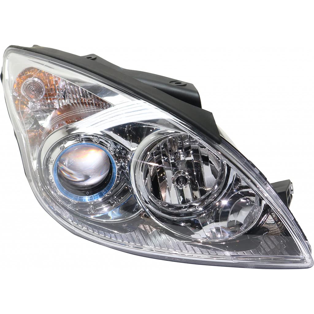 2010-2012 Hyundai Elantra Passenger Side Headlight Assembly - CAPA Certified Replacement for HY2503162 (921022L152) | Perfect for Night Driving & Auto Restoration Projects