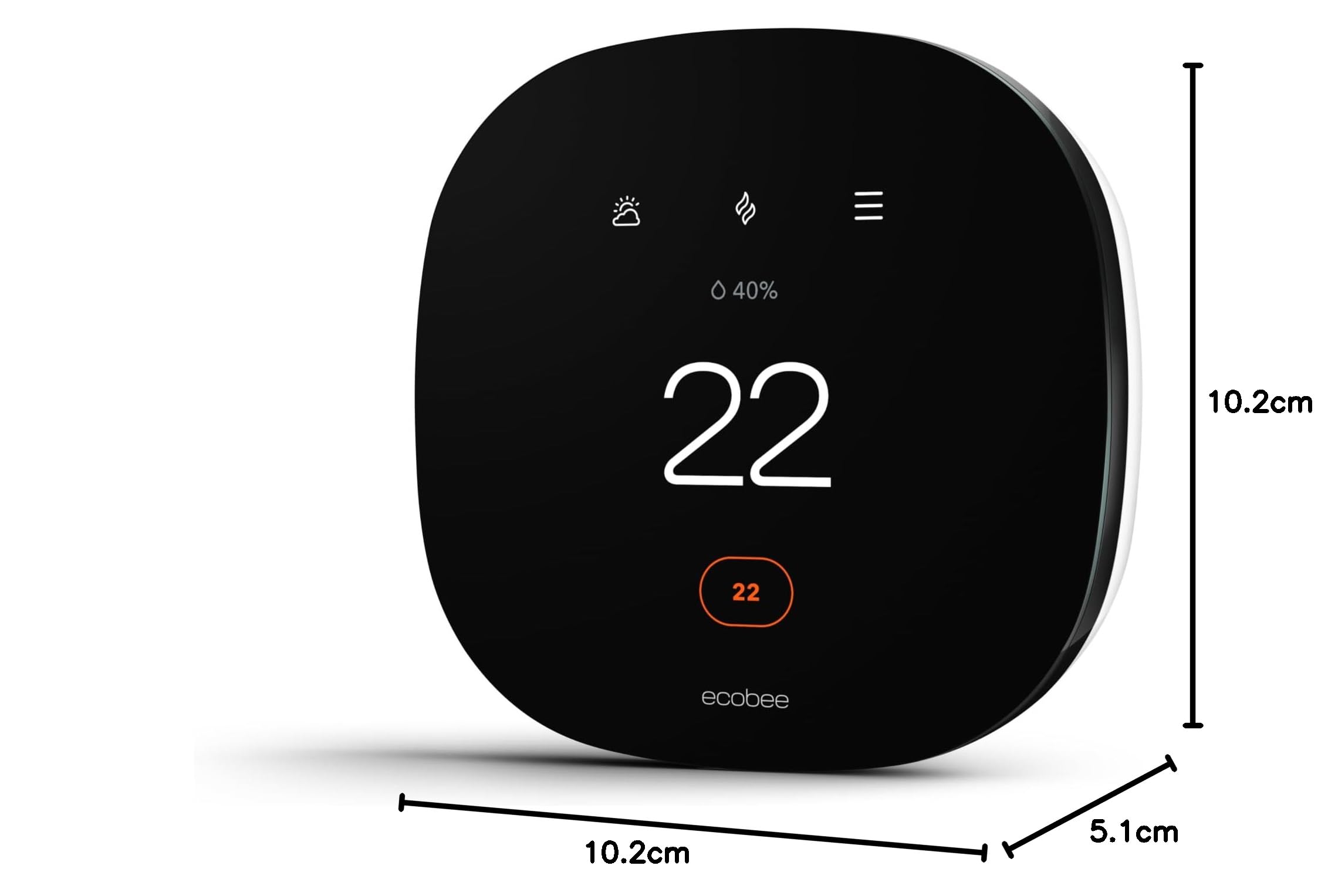 ecobee3 Lite Smart Thermostat - WiFi Programmable Thermostat for Home, Compatible with Alexa, Google Assistant & Siri - Energy Star Certified - Easy DIY Installation - Save Energy & Control Remotely for Smart Home Automation