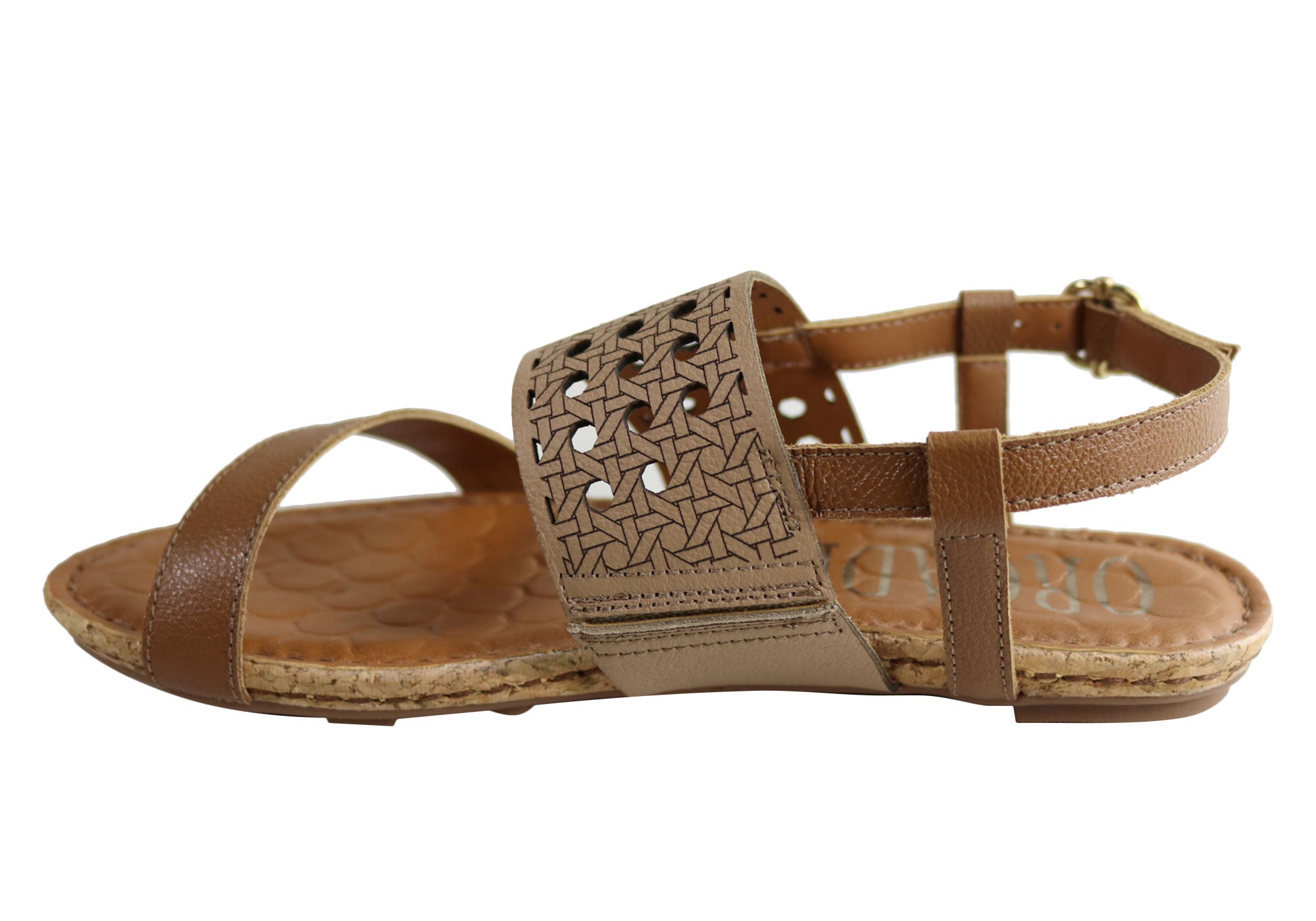 Orcade Gismo Women's Comfortable Leather Sandals - Handmade in Brazil - Perfect for Beach, Vacation & Summer Outfits