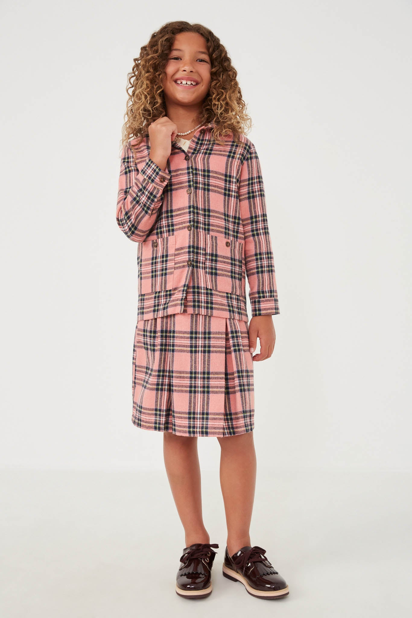 Stylish Patch Pocket Plaid Shirt Jacket for Men & Women - Casual Flannel Button Up Shirt with Front Pockets | Perfect for Outdoor Adventures, Fall Layering & Cozy Everyday Wear