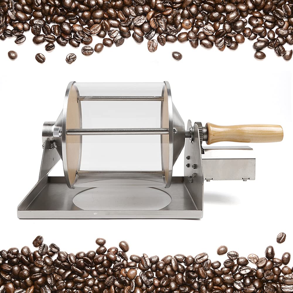Gdrasuya10 400g Commercial Coffee Roaster Machine - Gas Burner Coffee Bean Roaster for Home & Coffee Shops | Perfect for Home Brewing, Cafés & Dessert Stores | Fresh Roast Coffee Maker for Artisan Beans & Small Businesses
