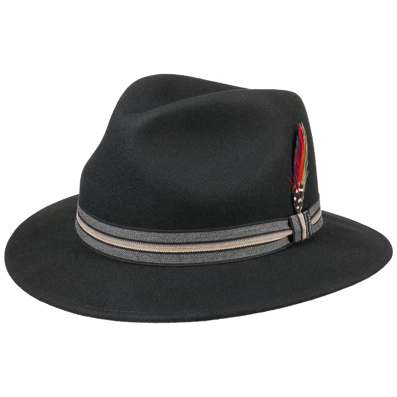 Stetson Bilaco Traveller Wool Hat for Men – Classic Winter Fedora for Outdoor Travel & Casual Wear