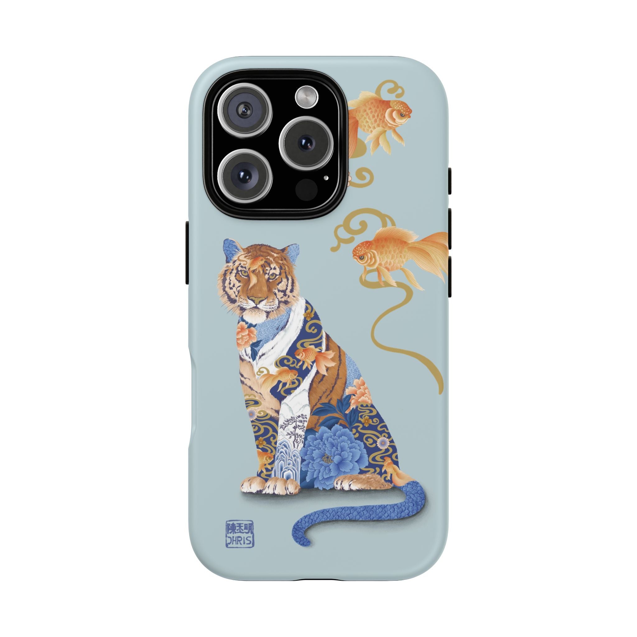 Chinese Zodiac Water Tiger Phone Case - Durable Protective Cover for iPhone & Samsung - Perfect for New Year Gifts & Daily Use