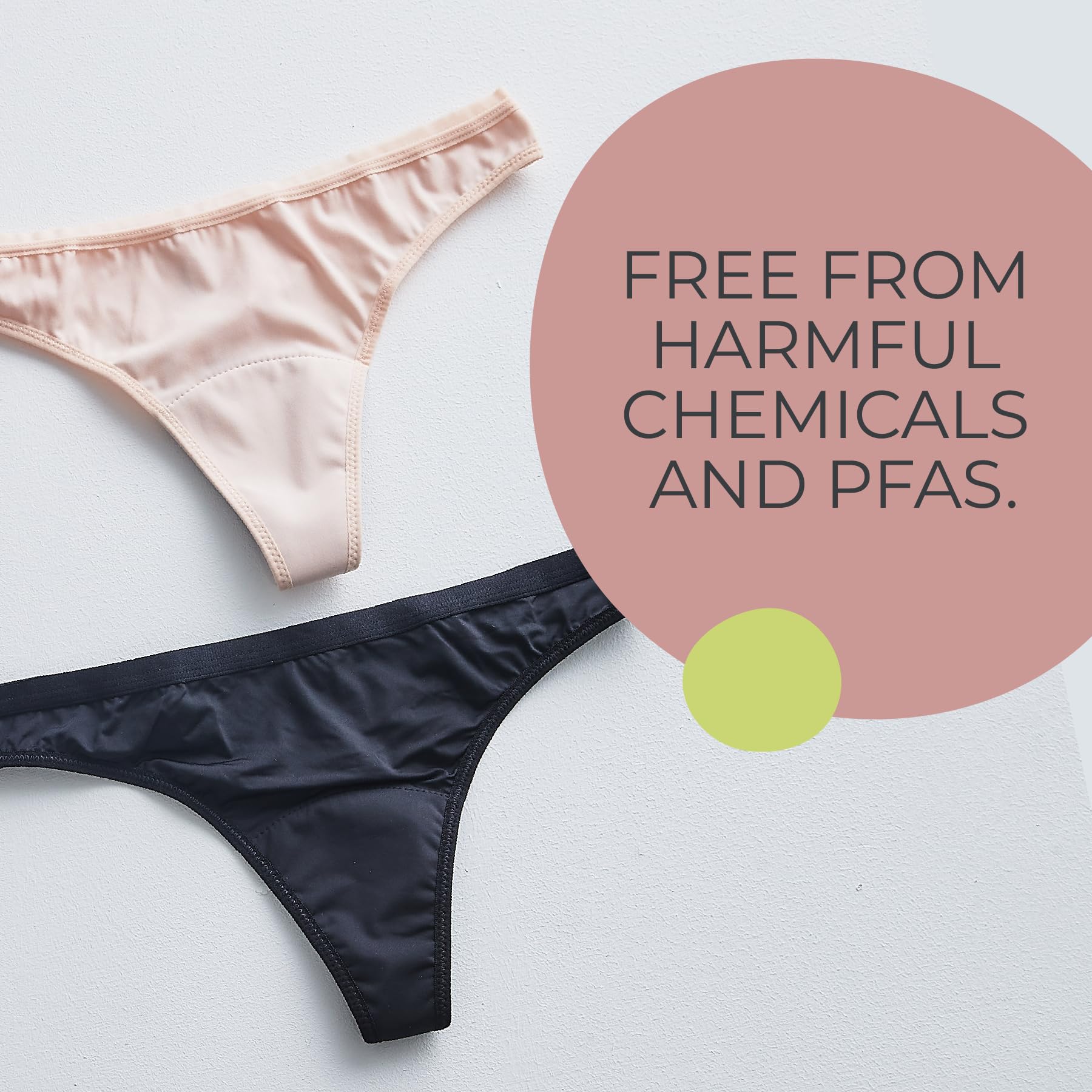 Shero Thong Period Underwear - Leakproof, Odor & Moisture Control Panties for Women & Teens - Maternity & Postpartum Comfort - Perfect for Daily Wear, Workouts & Sleeping