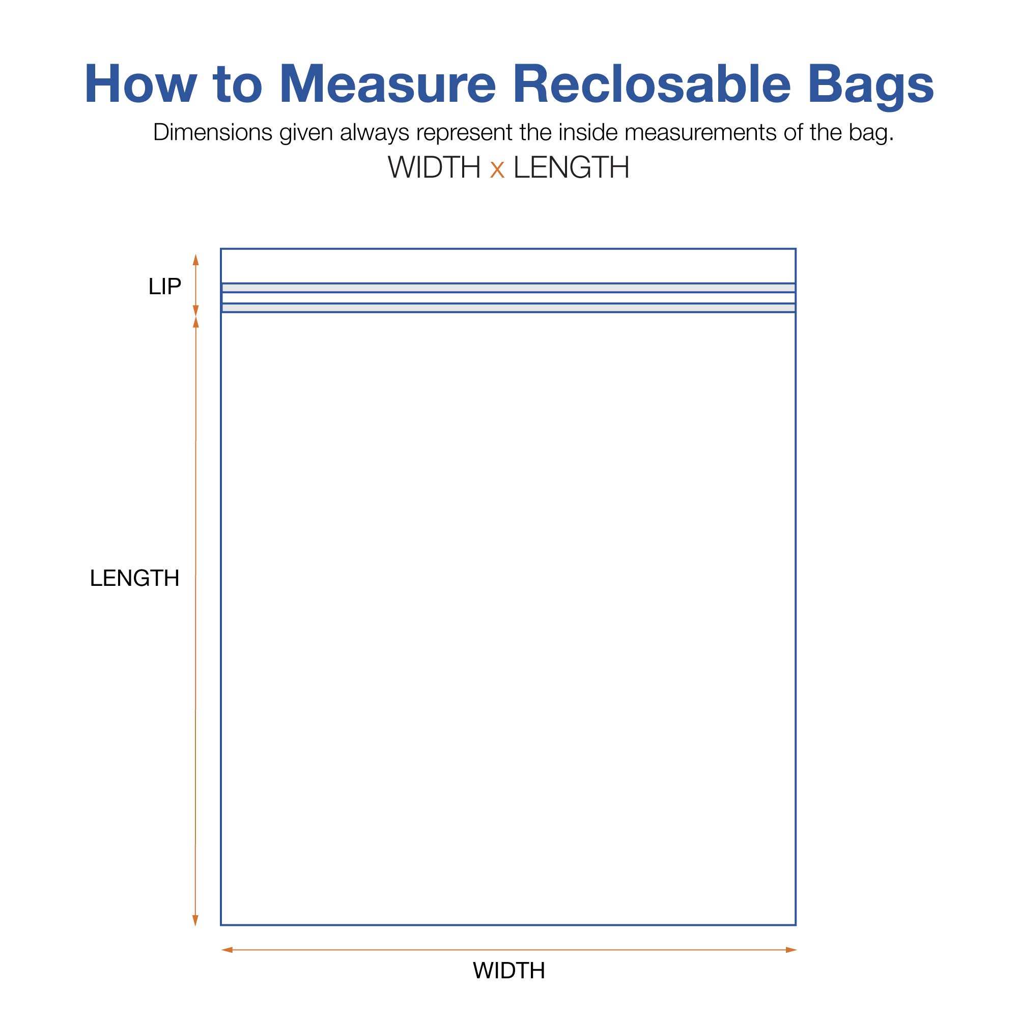 Choice Shipping Supplies 6 Mil Reclosable Poly Bags - 12
