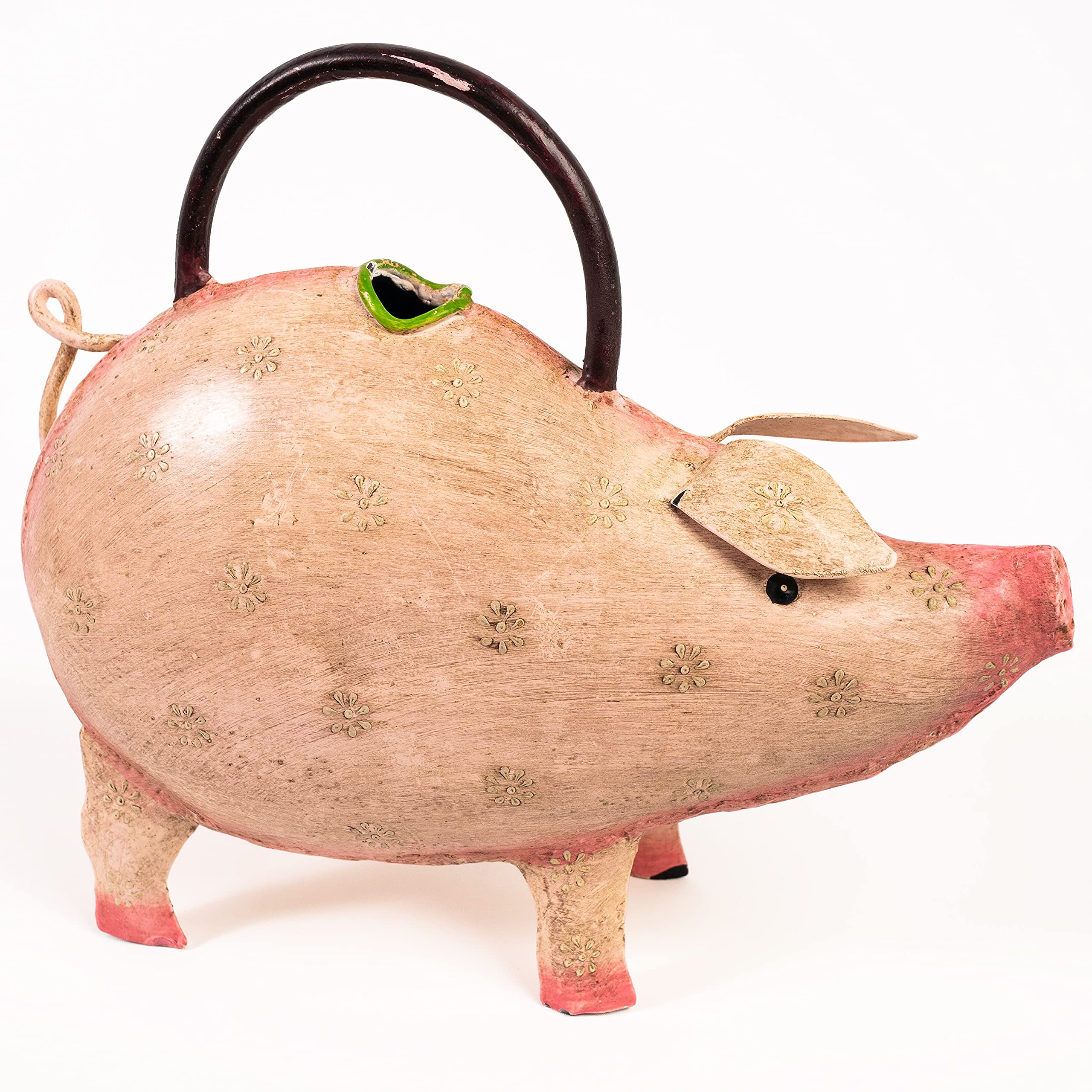 Walbrook Small Pig-Shaped Watering Can for Indoor Plants - Cute Decorative Watering Pot, Perfect Gardening Gift for Women - Ideal for Houseplants, Succulents, and Home Garden Use
