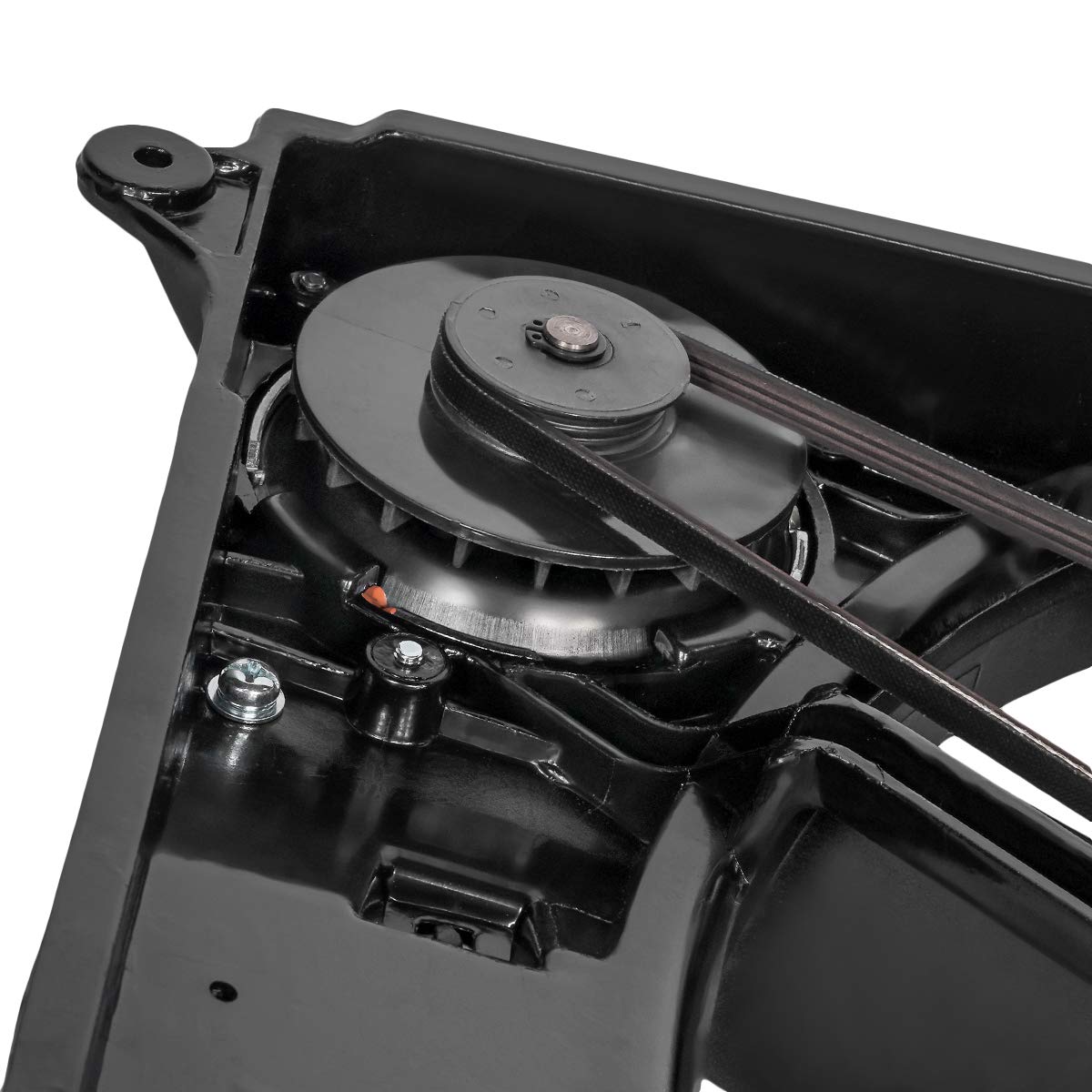 DNA MOTORING OEM-RF-0297 Direct Replacement Radiator Cooling Fan Assembly for 2000-2002 Mercedes-Benz S430/S500/CL500 & 2001 CL55 AMG - Black Factory Style Cooling Fan | Perfect for Engine Overheating Prevention & Summer Driving