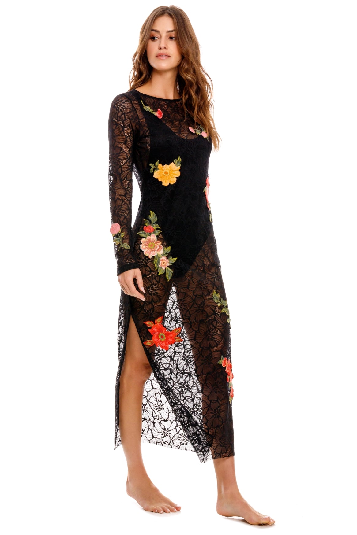 Dawn Belen Women's Elegant Floral Print Dress 15466 - Perfect for Summer Parties, Weddings & Casual Outings