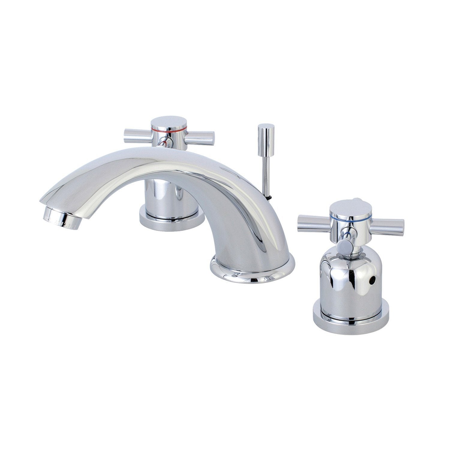 Concord 3-Hole Widespread Bathroom Faucet - Two Handle Deck Mount Sink Faucet with Pop-Up Drain - Perfect for Modern Bathroom Vanities and Powder Rooms