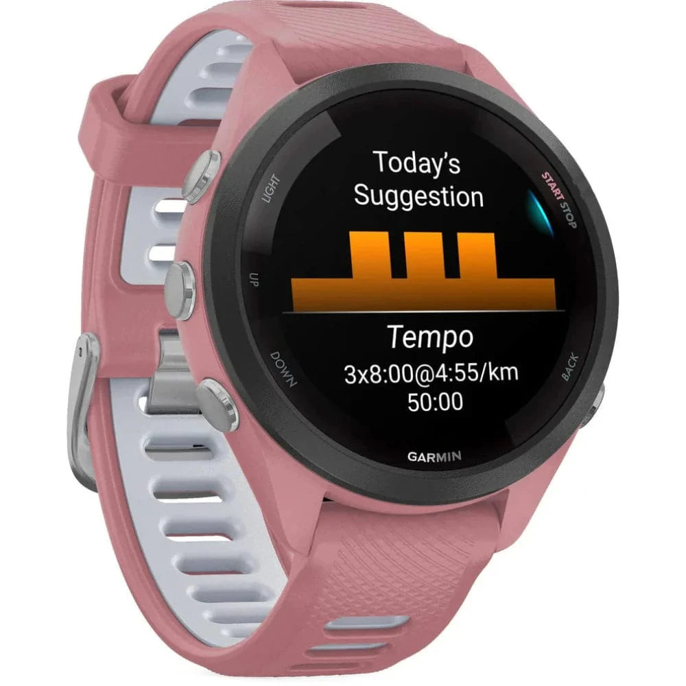 Garmin Forerunner 265S GPS Running Smartwatch - Heart Rate Monitor, Music Storage, Advanced Workout Metrics for Runners & Athletes | Perfect for Marathon Training, Outdoor Jogging & Fitness Tracking