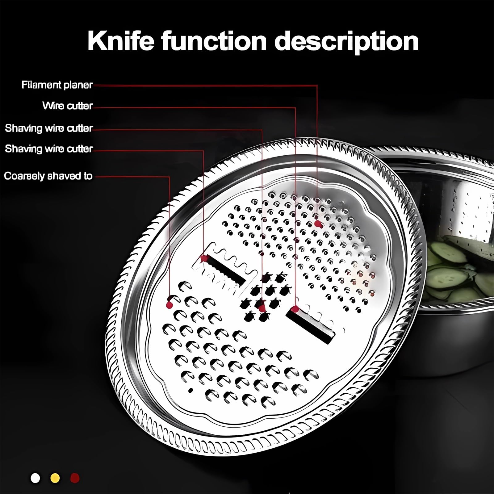 Germany Multifunctional Stainless Steel Colander Strainer Set - 9.45in Salad Spinner, Fruit & Vegetable Washing Basket, Rice Rinser with Container | Perfect for Kitchen, Cooking, Meal Prep & Healthy Eating