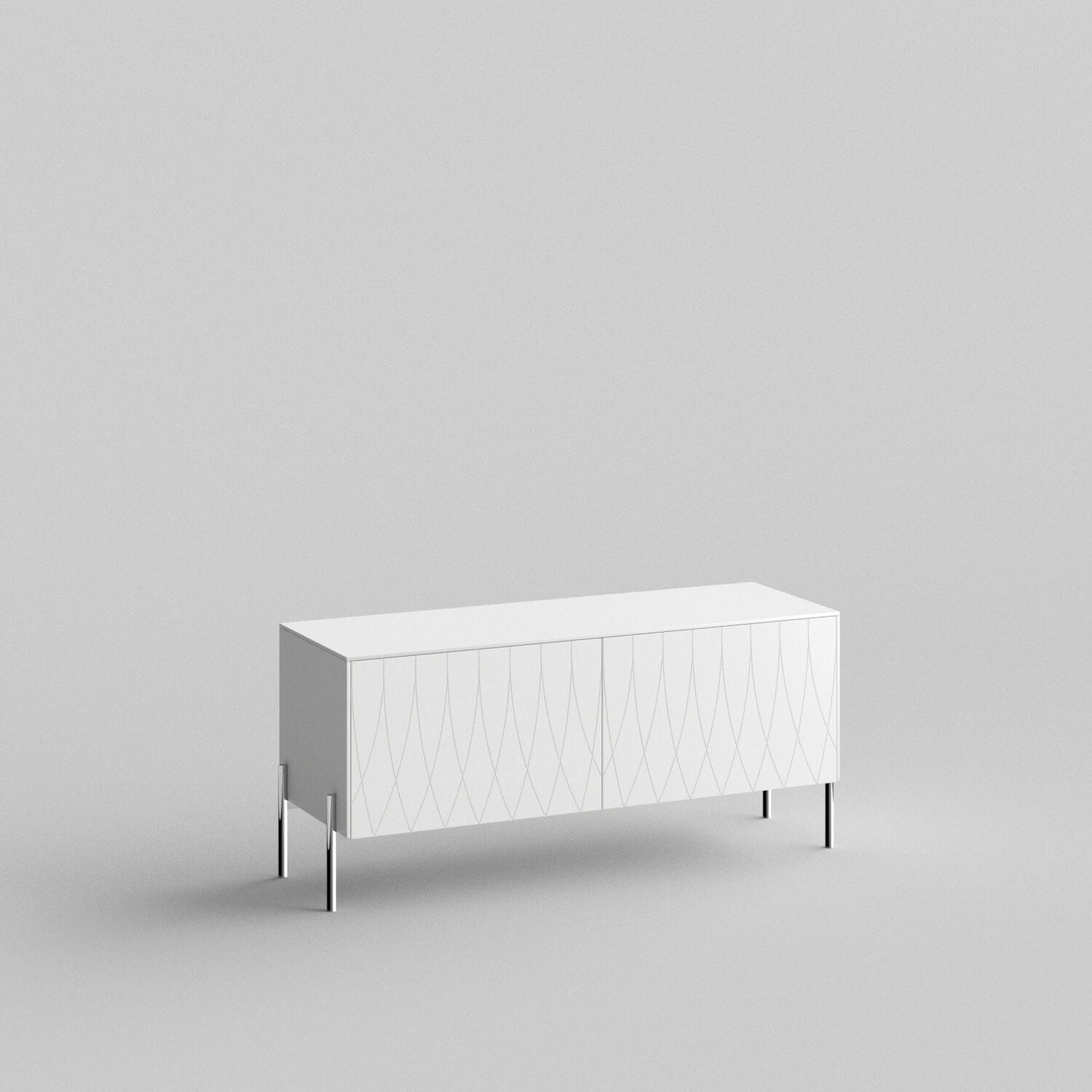 Seville Full Kit - 2 Door Besta Cabinet with Adjustable Shelves | Modern Storage Solution for Living Room, Bedroom & Office | Easy Assembly & Durable Design