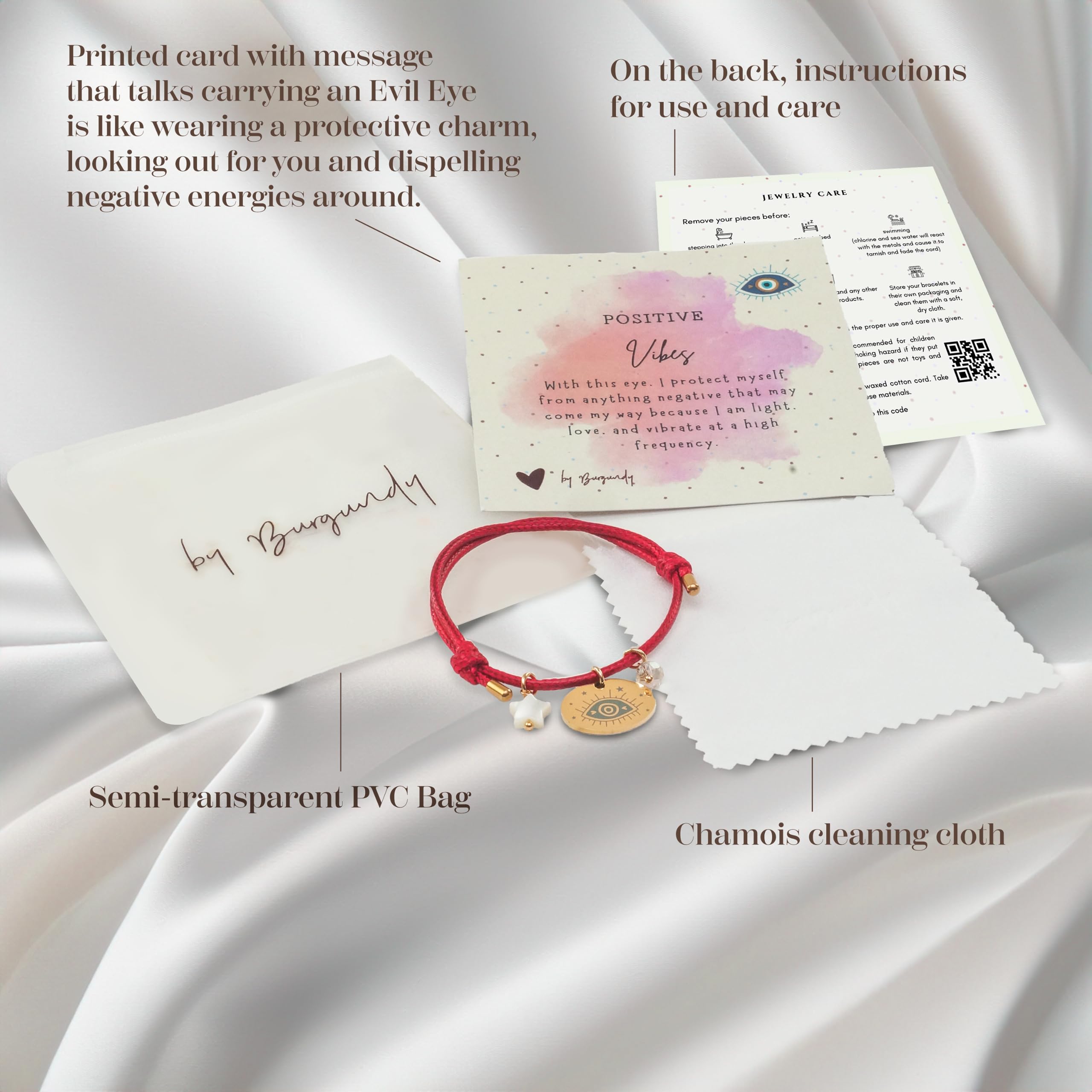 Red Protection Bracelet for Women | Evil Eye Bracelet | Best Friend Love Bracelet | Red String of Fate Bracelet - Spiritual Jewelry for Good Luck, Positive Energy & Warding Off Negativity | Perfect Gift for BFFs, Sisters & Loved Ones