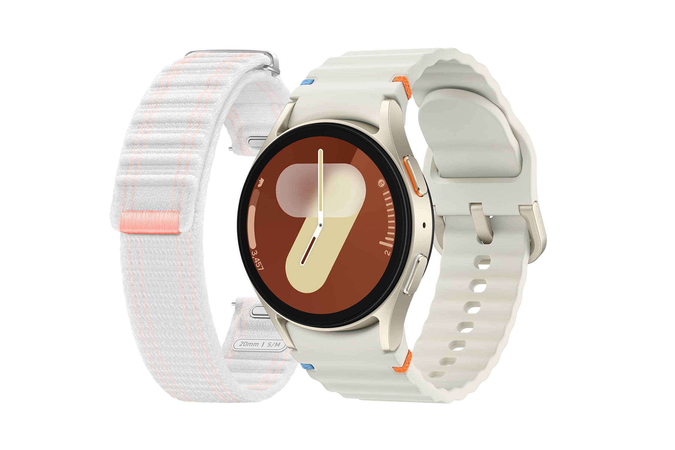 Samsung Galaxy Watch 7 40mm Bluetooth Smartwatch with AI Health Tracking - Heart Rate Monitor, Sleep Analysis, Fitness Tracker, Free Band Included (Cream, US Version) | Perfect for Gym Workouts, Running & Daily Wellness Monitoring