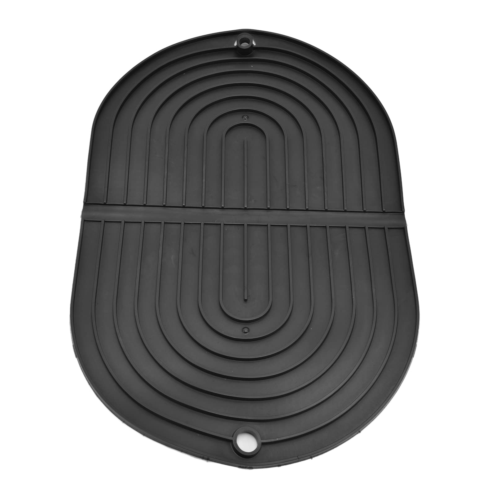Foldable Multifunctional Dish Drying Mat - Quick Dry Kitchen Countertop Mat for Dishes, Utensils & Cookware | Perfect for Kitchen, Dining Room & Living Room (Black) - Ideal for Drying Dishes After Washing, Organizing Countertops & Protecting Surfaces
