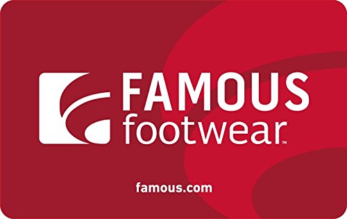 Famous Footwear eGift Card - Perfect Gift for Shoes & Footwear Lovers | Online Shopping & Birthday Present Idea