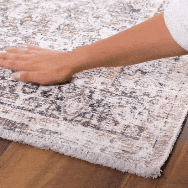 Olive Holi 2304 Washable Area Rug - Soft Non-Slip Living Room Carpet for Home Decor, Bedroom & Office - Easy to Clean & Maintain