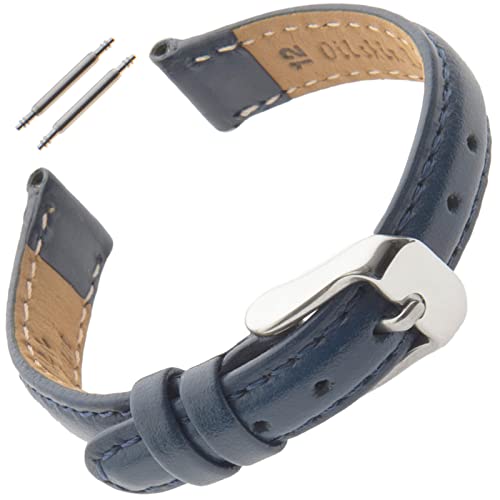 Navy Blue, Silver-Tone Buckle