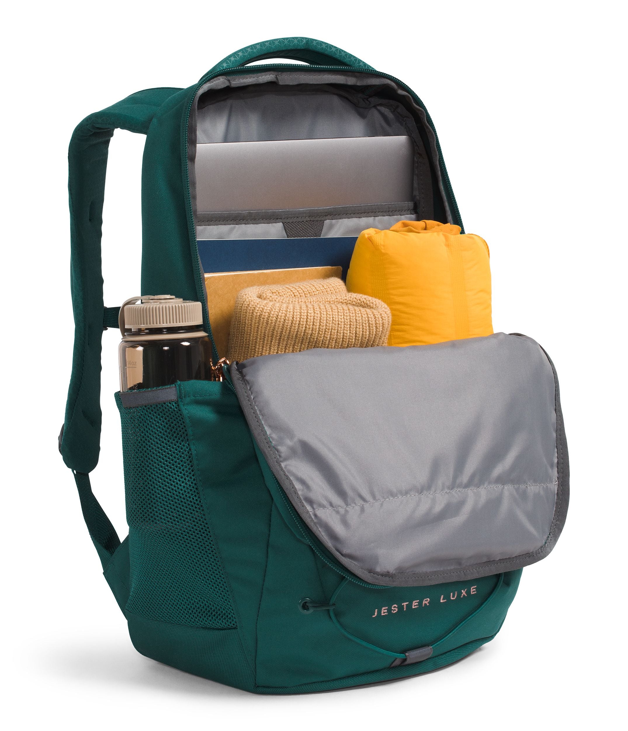 The North Face Women's Jester Luxe Backpack - Water-Resistant Laptop Daypack for Work, School & Travel - Durable Hiking Backpack with Padded Shoulder Straps
