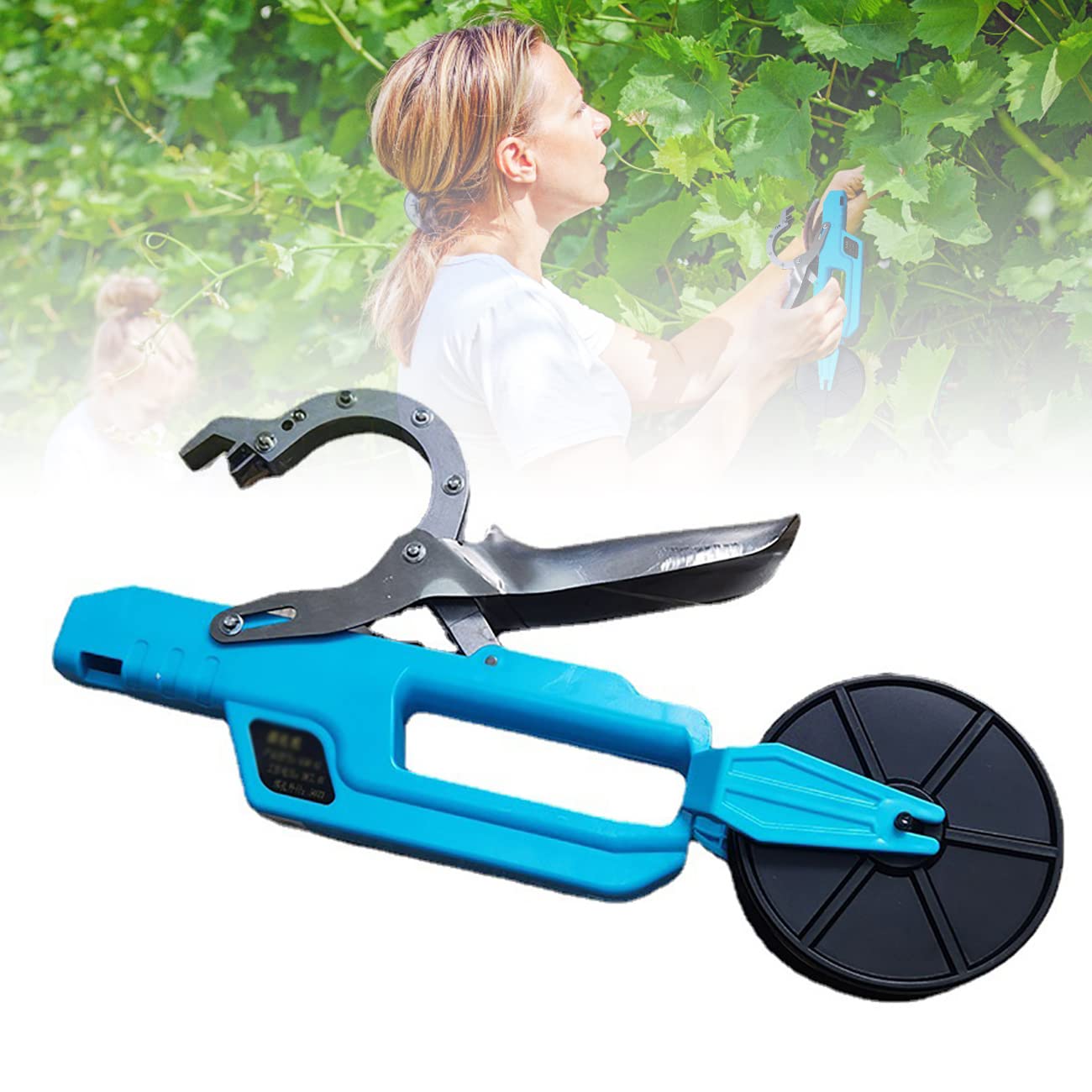 Electric Wireless Plant Tie Machine - Automatic Garden Tying Tool with Plant Tape for Tomatoes, Grapes, Vegetables & Flowers | Perfect for Vine Support, Grafting & Plant Training in Home Gardens & Greenhouses