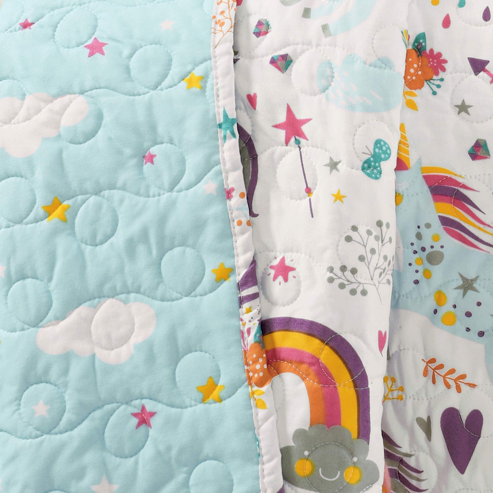 Unicorn Heart Throw Blanket 60x50