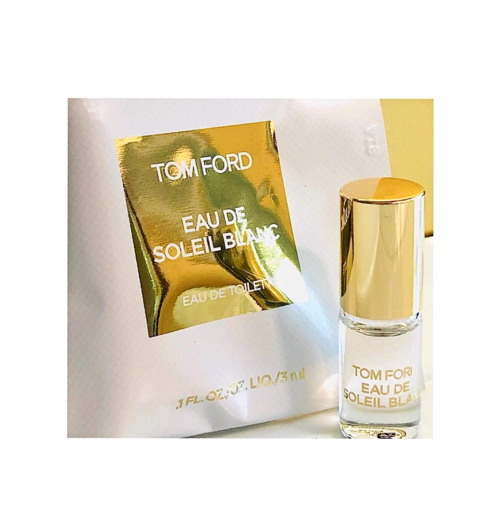 Tom Ford Soleil Blanc Eau De Toilette Mini Rollerball 0.1 fl oz - Travel Size Luxury Perfume for Women, Day & Night Wear, Gift Idea